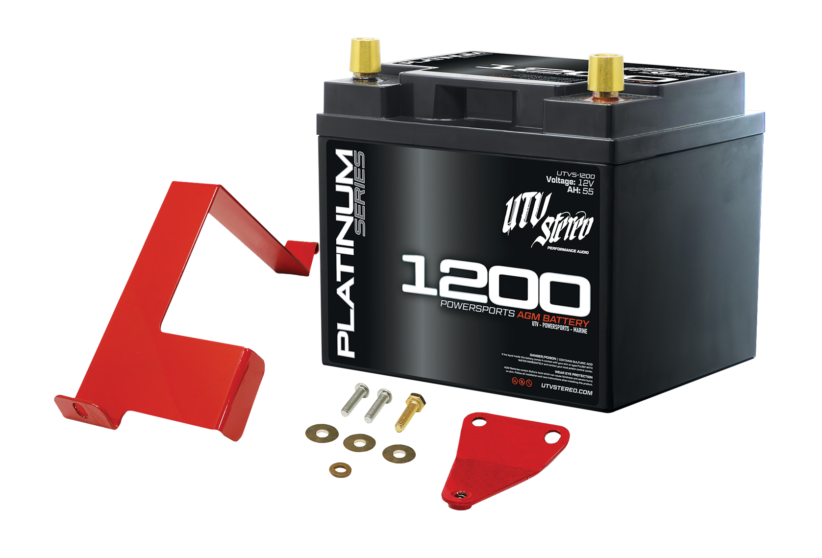 Photo of Can-Am® X3 Big Battery Kit | UTVS-X3-BIG-BATT-KIT by UTV Stereo - Premium Can-Am X3 Big Battery Kit for UTVs / Side by Sides