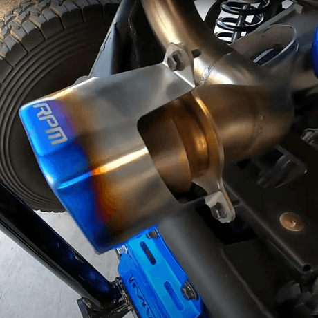 Photo of RPM Can-Am X3 Stainless Exhaust Tip - 304 Stainless, Blued or Black (2017+) by RPM SXS - Premium for UTVs / Side by Sides