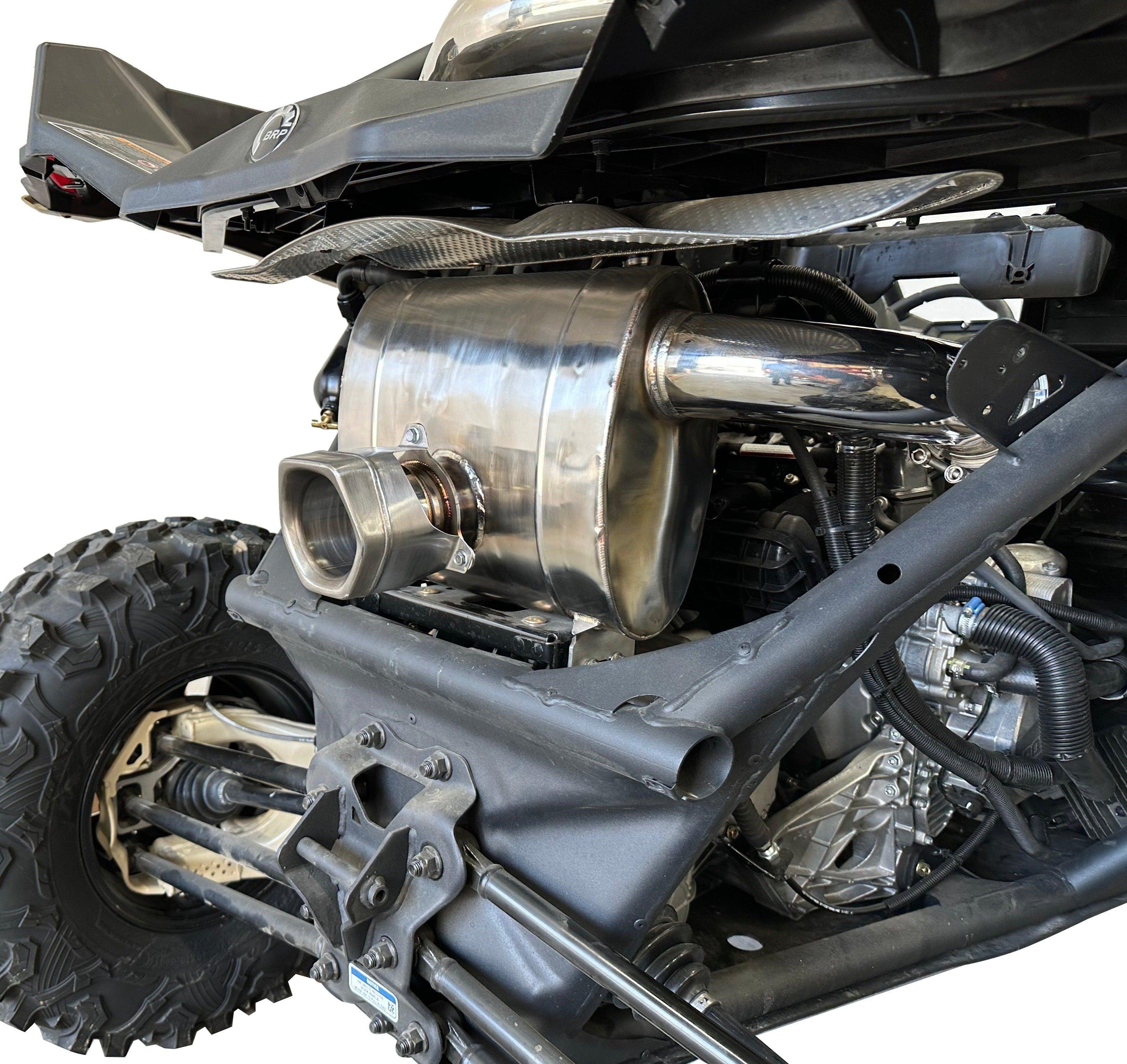 Photo of RPM SXS RPM Can-Am Maverick X3 FULL 3" Chambered Q-Series Turbo Back Exhaust System by RPM SXS - Premium for UTVs / Side by Sides