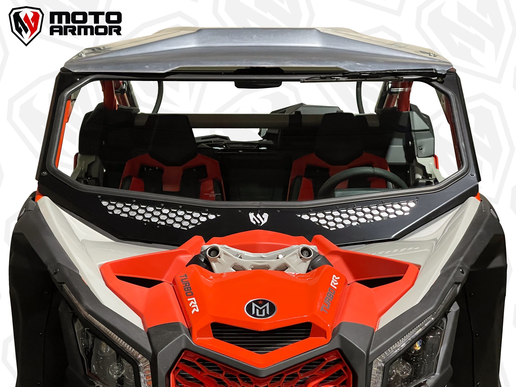 Photo of Maverick X3 Vented Full Glass Windshield by Moto Armor - Premium for UTVs / Side by Sides