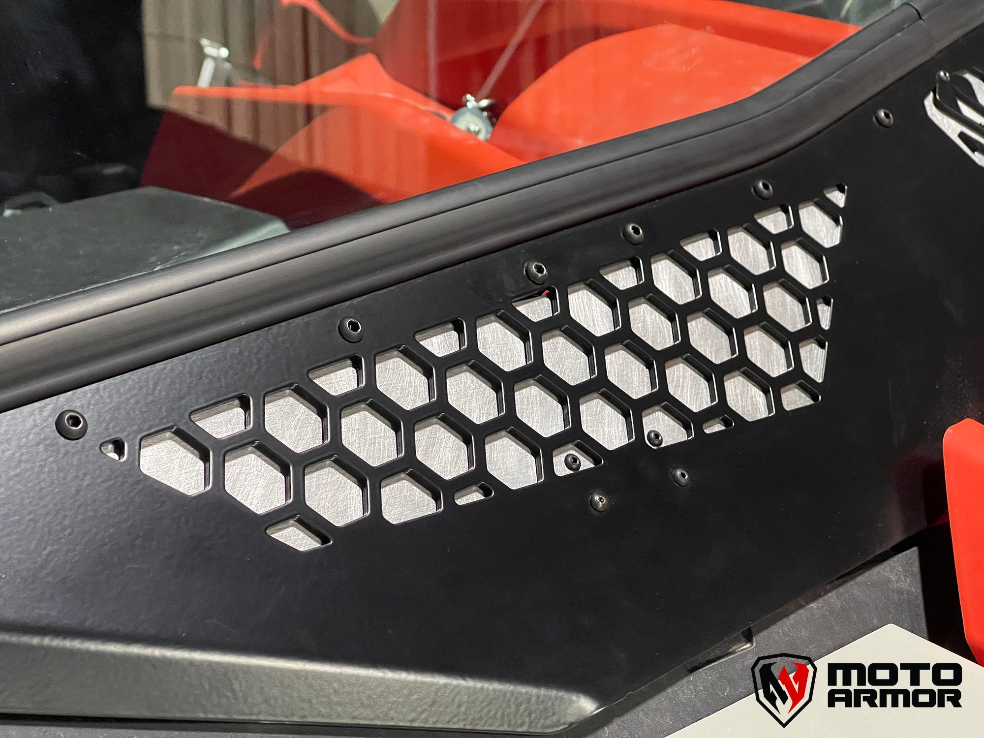 Photo of Maverick X3 Vented Full Glass Windshield by Moto Armor - Premium for UTVs / Side by Sides