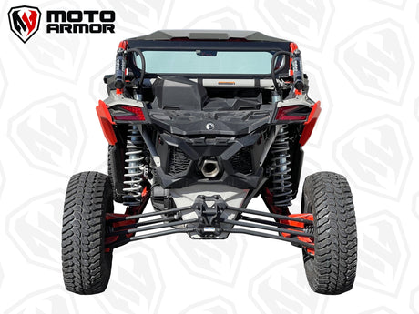 Photo of Maverick X3 Rear Glass Windshield by Moto Armor - Premium for UTVs / Side by Sides