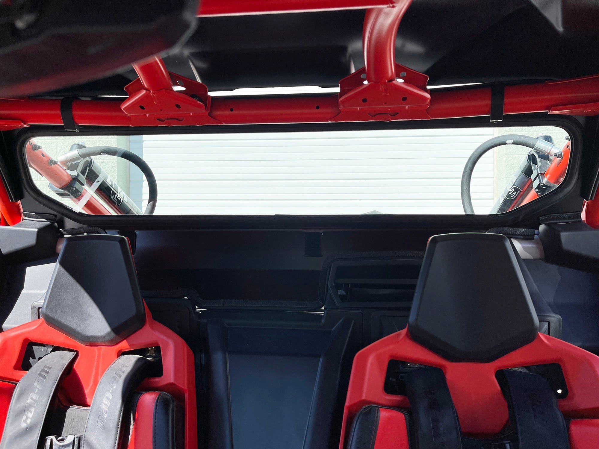 Photo of Maverick X3 Rear Glass Windshield by Moto Armor - Premium for UTVs / Side by Sides