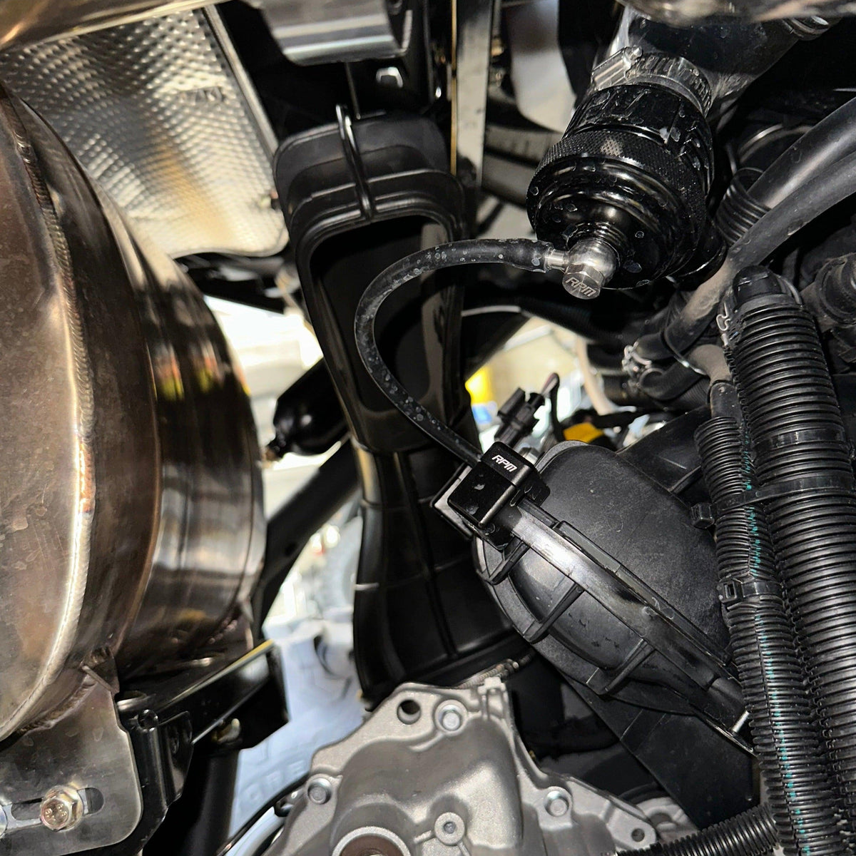 Photo of RPM SXS RPM X3 "SHORTY" Reduced Height Silicone Clutch Exhaust Vent Silicone by RPM SXS - Premium for UTVs / Side by Sides