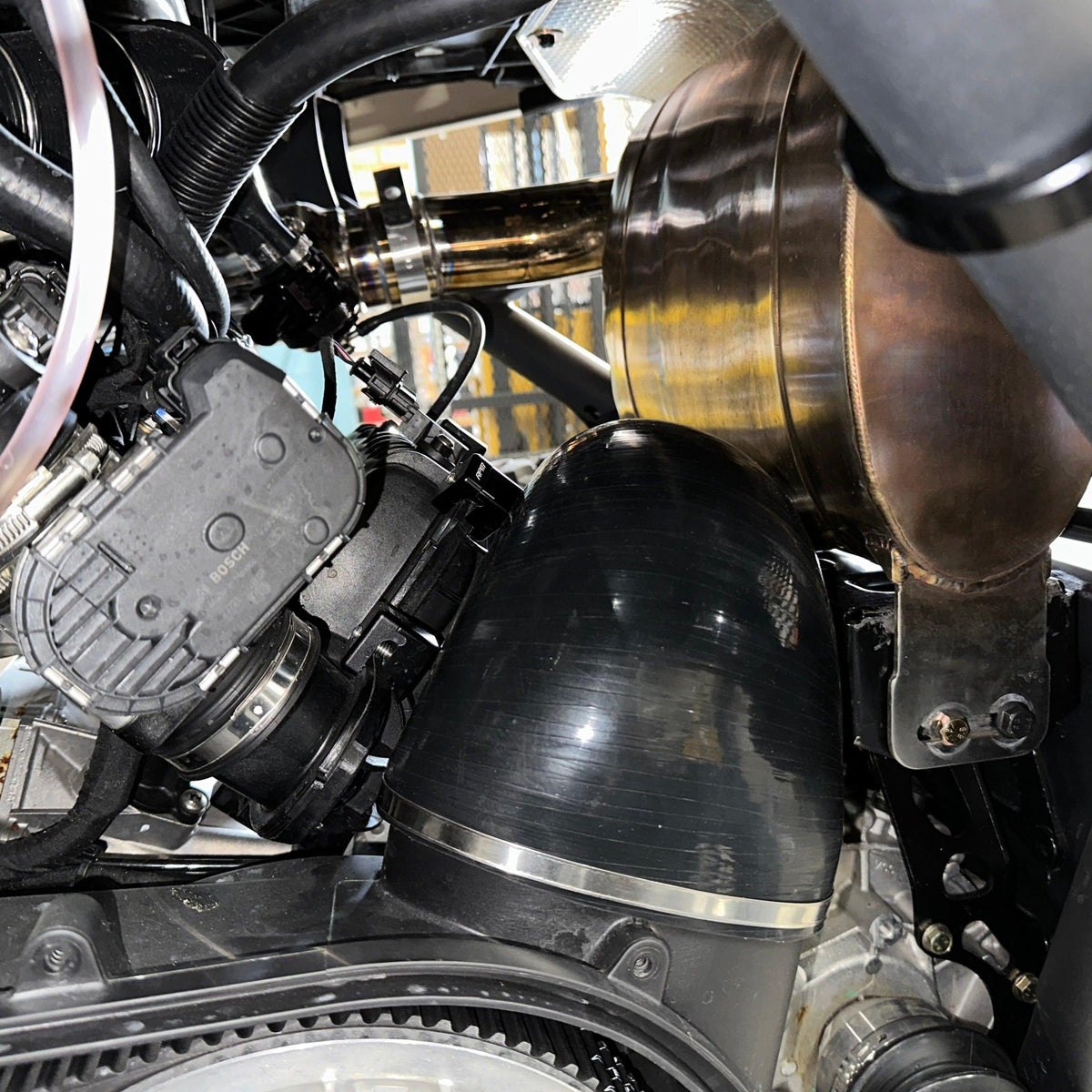 Photo of RPM SXS RPM X3 "SHORTY" Reduced Height Silicone Clutch Exhaust Vent Silicone by RPM SXS - Premium for UTVs / Side by Sides