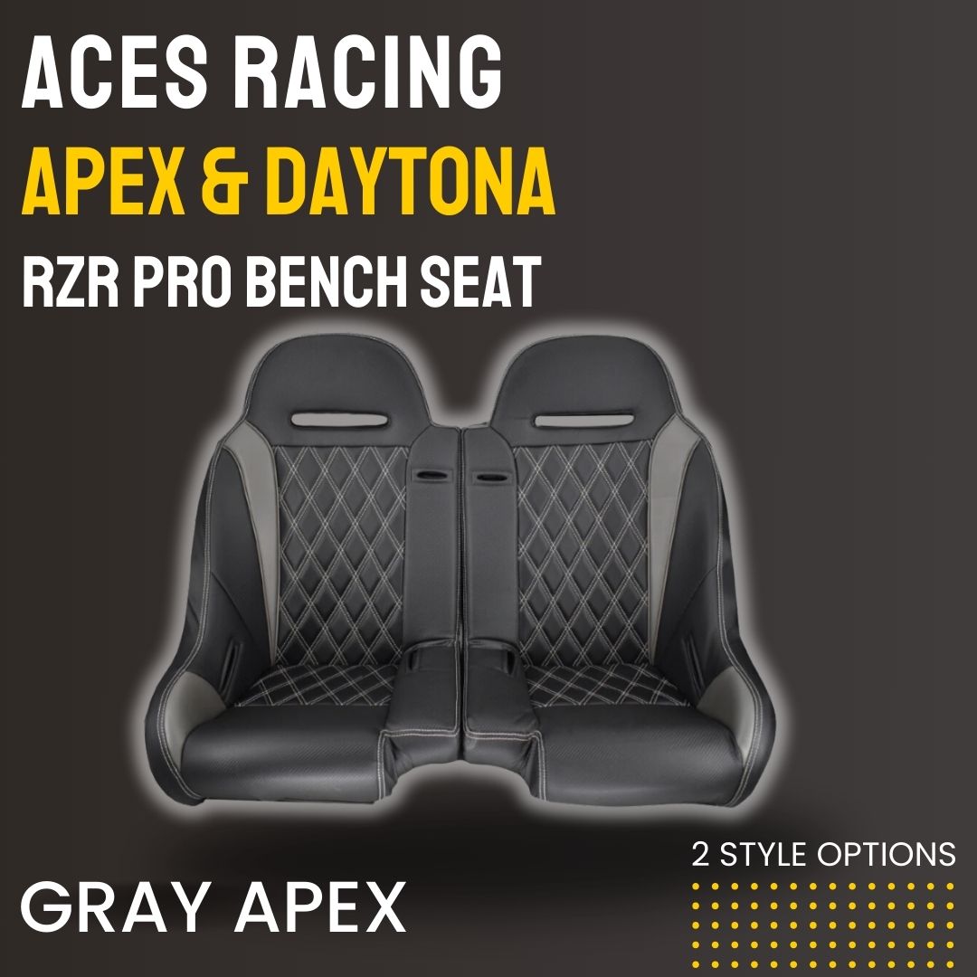 Photo of Polaris RZR Pro Rear Bench Seat (2020+) by Aces Racing - Premium Seats & Accessories for UTVs / Side by Sides