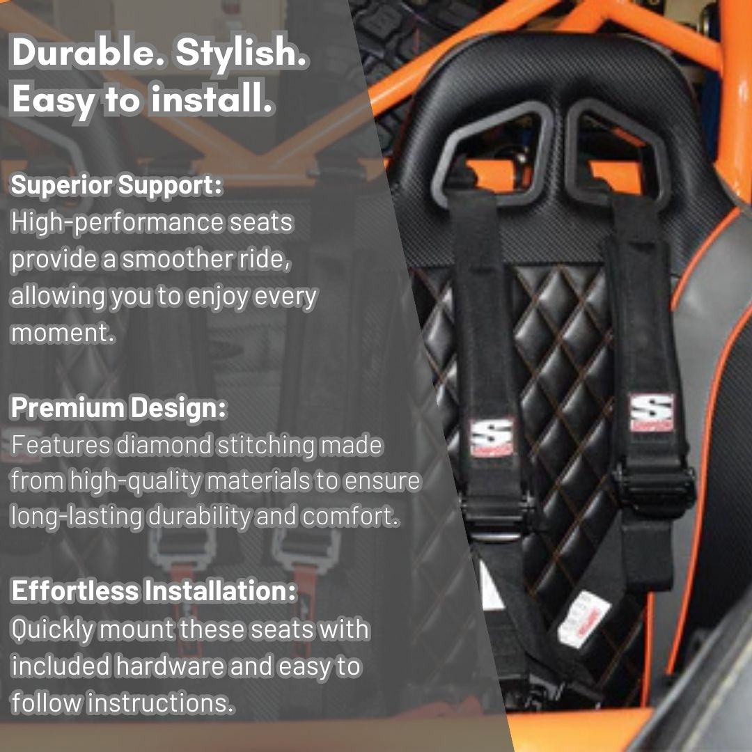 Photo of Daytona Split Bench for RZR 1000/Turbo by Aces Racing - Premium Seats & Accessories for UTVs / Side by Sides