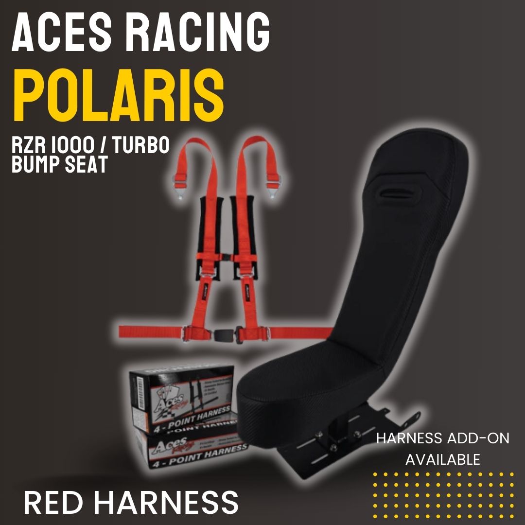 Photo of Polaris RZR 1000 / Turbo Bump Seat (2014+) by Aces Racing - Premium Bump Seats for UTVs / Side by Sides