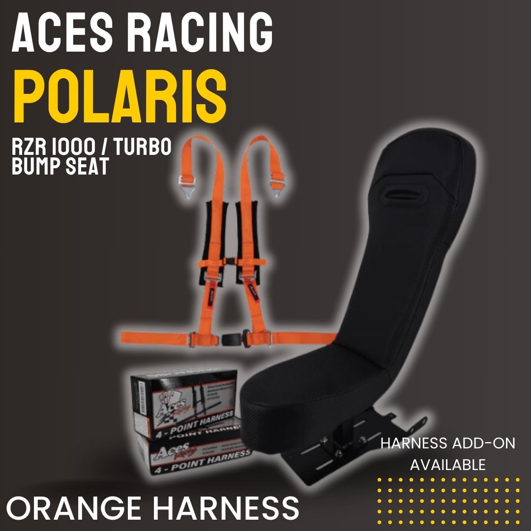 Photo of Polaris RZR 1000 / Turbo Bump Seat (2014+) by Aces Racing - Premium Bump Seats for UTVs / Side by Sides