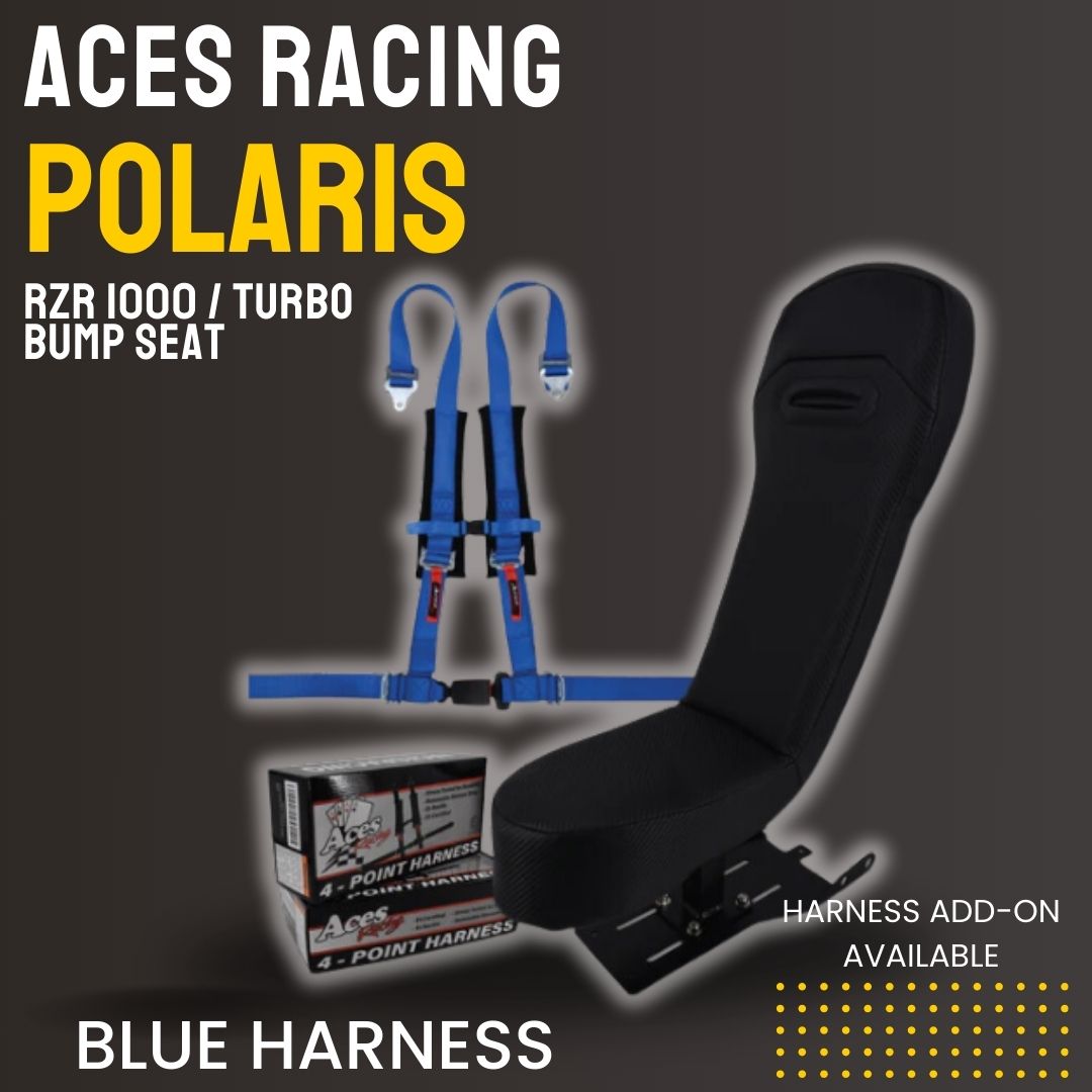 Photo of Polaris RZR 1000 / Turbo Bump Seat (2014+) by Aces Racing - Premium Bump Seats for UTVs / Side by Sides