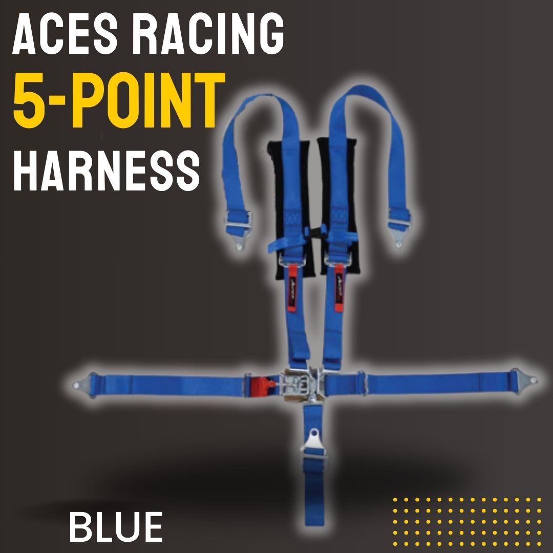 Photo of 5-Point Harness (2 Inch Padding) by Aces Racing - Premium Harnesses for UTVs / Side by Sides