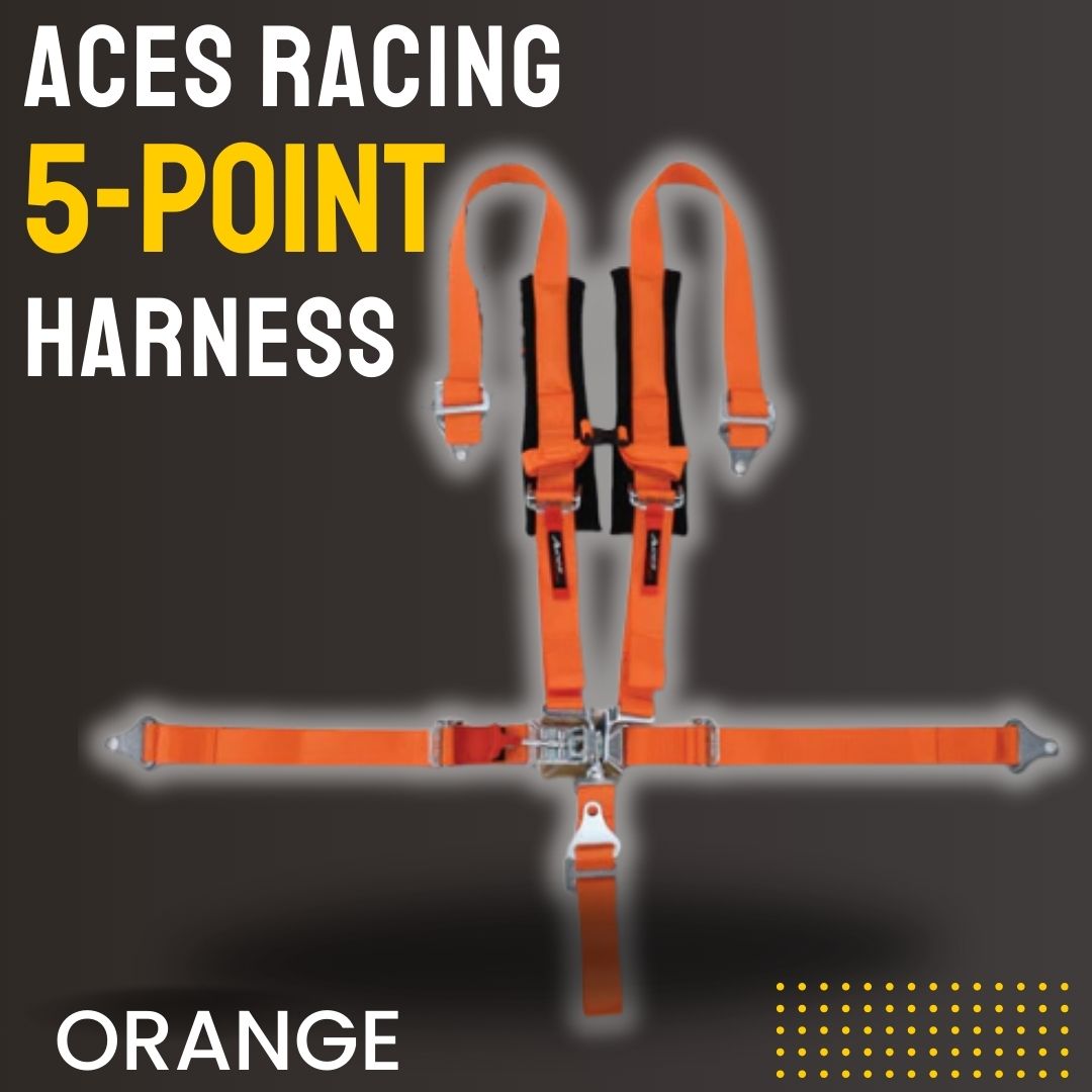Photo of 5-Point Harness (2 Inch Padding) by Aces Racing - Premium Harnesses for UTVs / Side by Sides