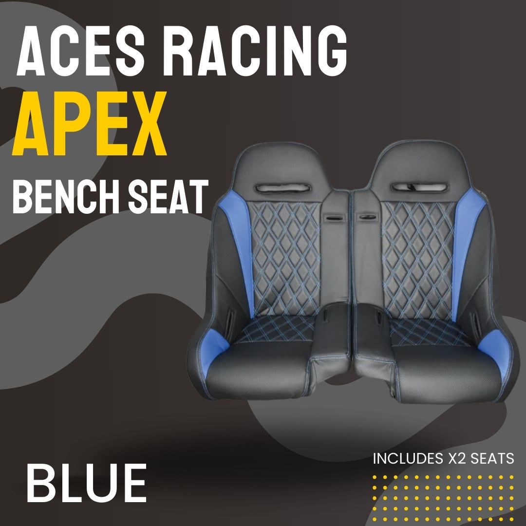 Photo of Apex Front/Rear Split UTV Bench Seat by Aces Racing - Premium Seats & Accessories for UTVs / Side by Sides