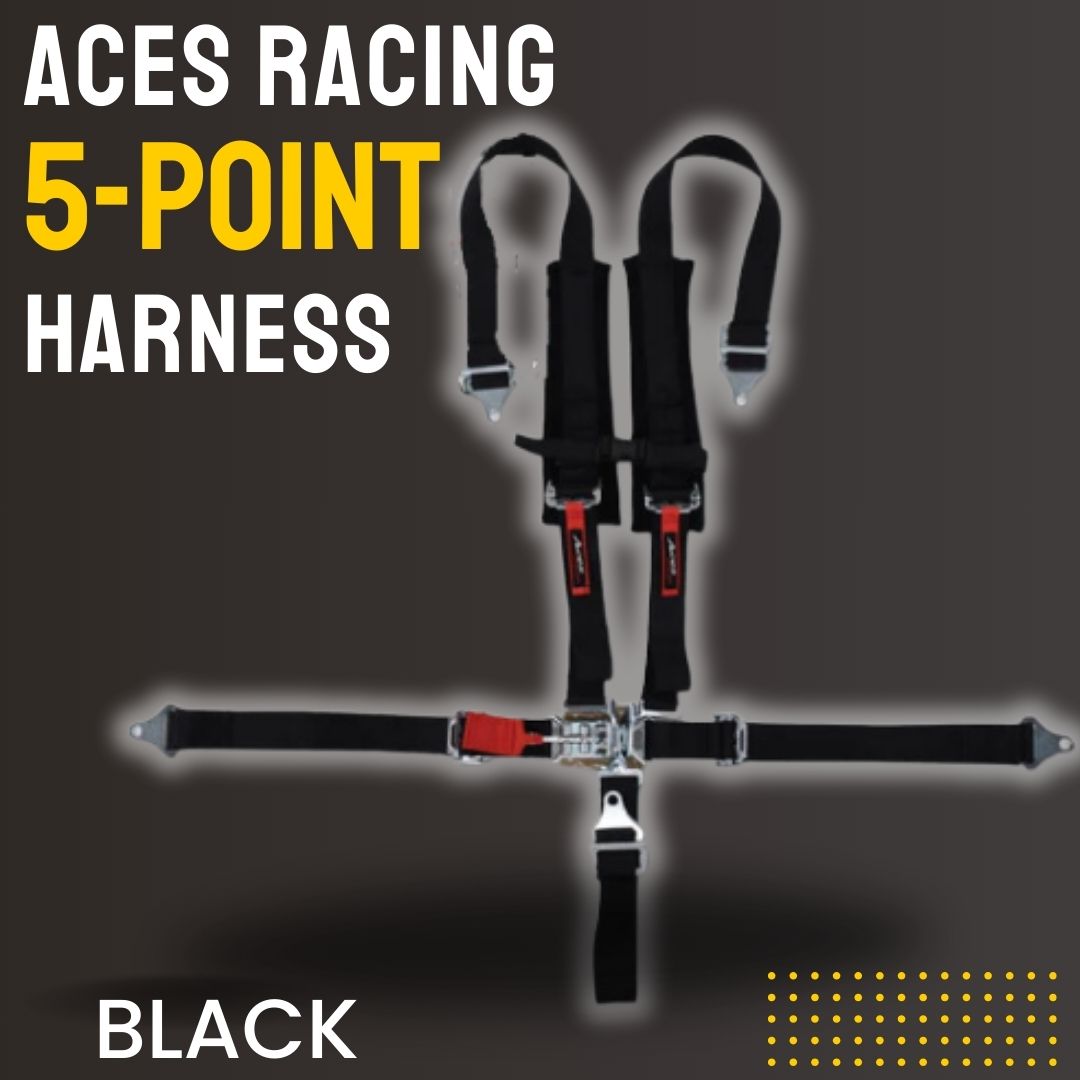 Photo of 5-Point Harness (2 Inch Padding) by Aces Racing - Premium Harnesses for UTVs / Side by Sides