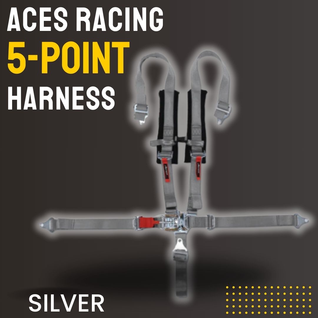 Photo of 5-Point Harness (2 Inch Padding) by Aces Racing - Premium Harnesses for UTVs / Side by Sides