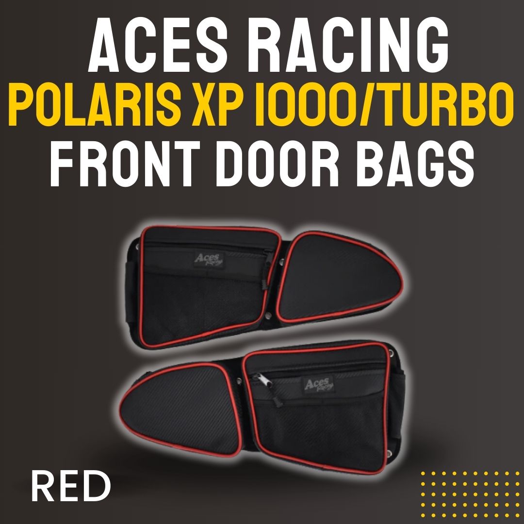 Photo of Polaris RZR 1000/Turbo Front Door Bags by Aces Racing - Premium Storage for UTVs / Side by Sides