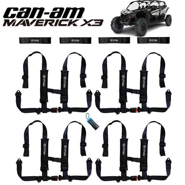 Photo of Maverick X3 Harness Kit (2017-2025) by UTV Mountain Accessories - Premium for UTVs / Side by Sides