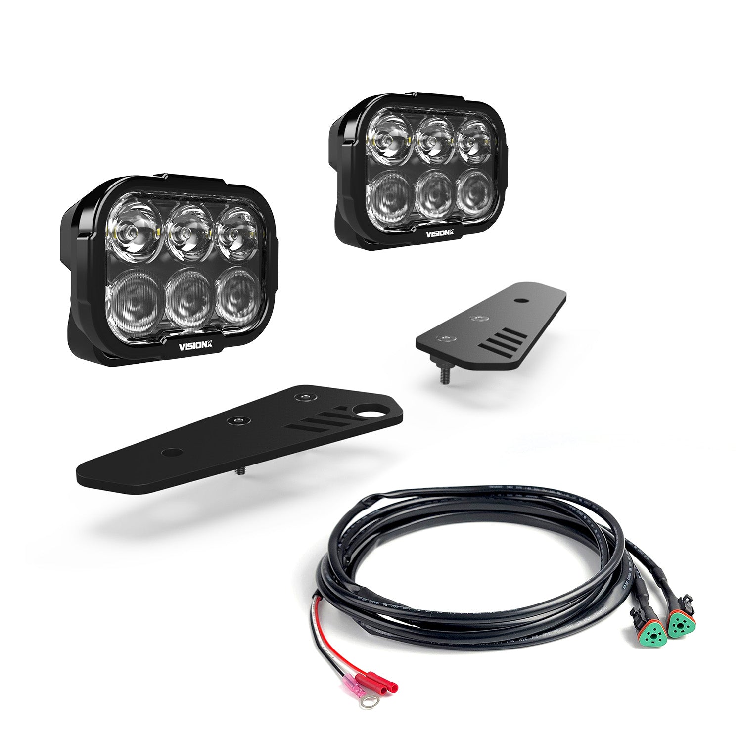 Photo of A Pillar LED Light Kit - Ford Bronco 2021 + by Vision X Off-Road - Premium Vehicle Specific Kit for UTVs / Side by Sides