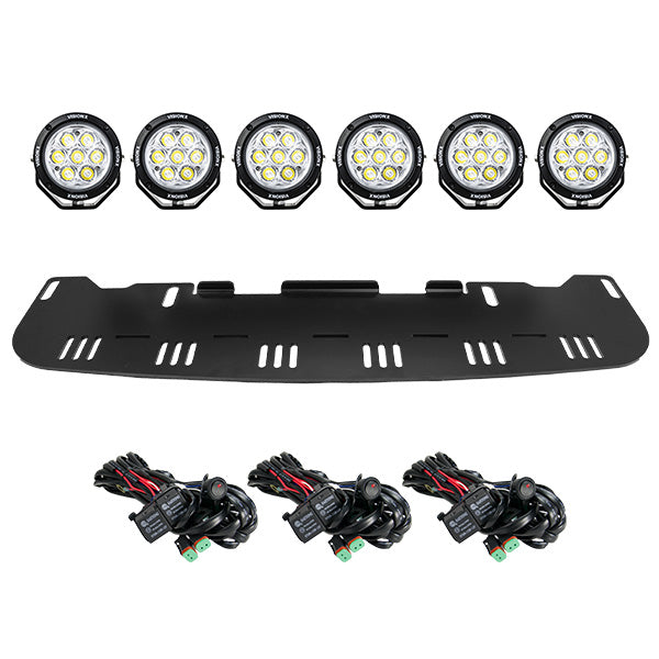 Photo of 2019+ GMC Sierra Bumper Mount by Vision X Off-Road - Premium Vehicle Specific Kit for UTVs / Side by Sides
