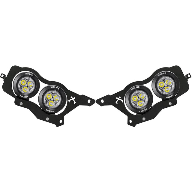 Photo of 2014-2018 Polaris RZR XP1000/XP Turbo/S/RS1 Factory LED Headlight Upgrade Kit by Vision X Off-Road - Premium Vehicle Specific Kit for UTVs / Side by Sides