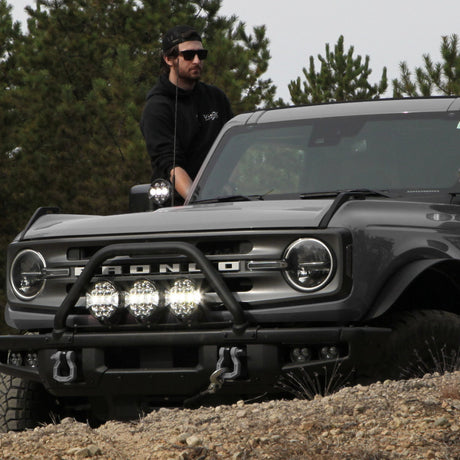 Photo of Front Bumper LED Light Kit - Ford Bronco 2021 + by Vision X Off-Road - Premium Vehicle Specific Kit for UTVs / Side by Sides