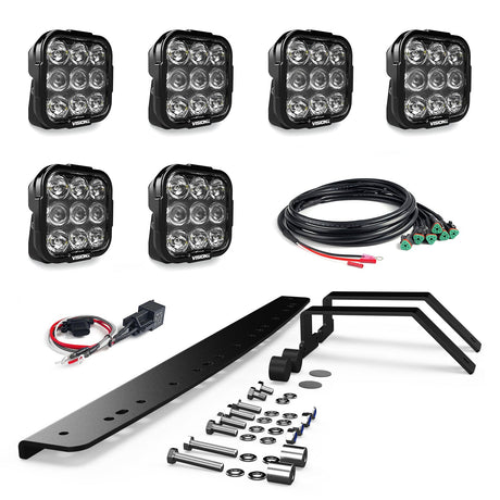 Photo of Front Bumper LED Light Kit - Ford Bronco 2021 + by Vision X Off-Road - Premium Vehicle Specific Kit for UTVs / Side by Sides