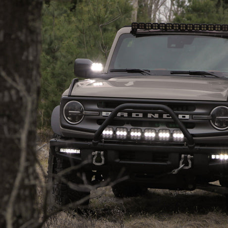 Photo of Front Bumper LED Light Kit - Ford Bronco 2021 + by Vision X Off-Road - Premium Vehicle Specific Kit for UTVs / Side by Sides