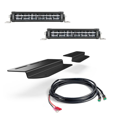 Photo of Fog Pocket LED Light Kit - Steel Bumper - Ford Bronco 2021 + by Vision X Off-Road - Premium Vehicle Specific Kit for UTVs / Side by Sides