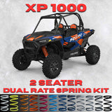 Polaris RZR XP 1000 2-Seater Dual Rate Spring Kit (2014-2023) - +2-3" Lift & 80% Smoother Ride