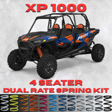 AllThingz UTV Polaris RZR XP 1000 4 Seater Dual Rate Spring Kit - 2-3" Lift + 80% Better Ride