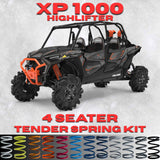 Polaris RZR XP 1000 Highlifter 4 Seater Tender Spring Kit - 80% Better Ride + 2-3" Lift