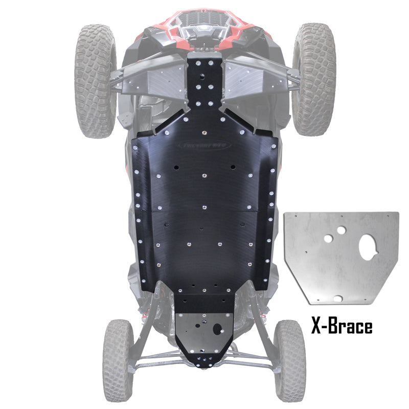 Photo of Polaris RZR XP 4 Turbo S UHMW Skid Plate by Factory UTV - Premium Skid Plates for UTVs / Side by Sides