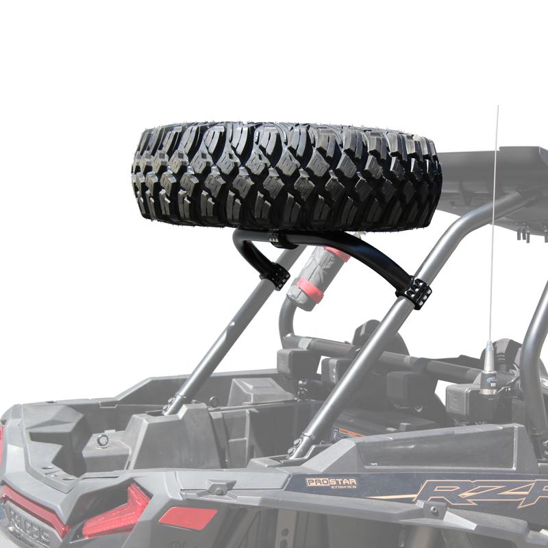Photo of Polaris RZR XP Above the Roof Spare Tire Mount by Factory UTV - Premium Spare Tire Mounts for UTVs / Side by Sides