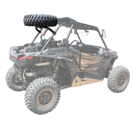 Photo of Polaris RZR XP Above the Roof Spare Tire Mount by Factory UTV - Premium Spare Tire Mounts for UTVs / Side by Sides