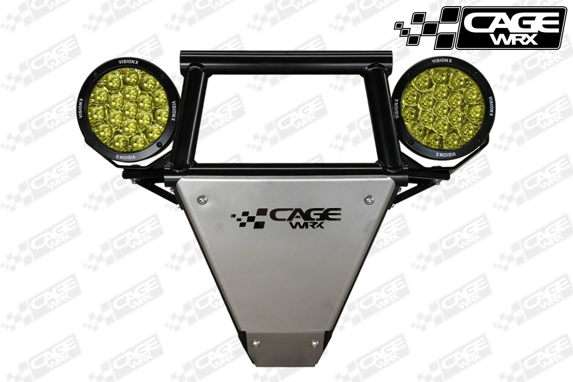 Photo of Polaris RZR Turbo S Outer Light Tabs for Cagewrx Front Bumper by CAGEWRX - Premium Light Bar Tabs for UTVs / Side by Sides
