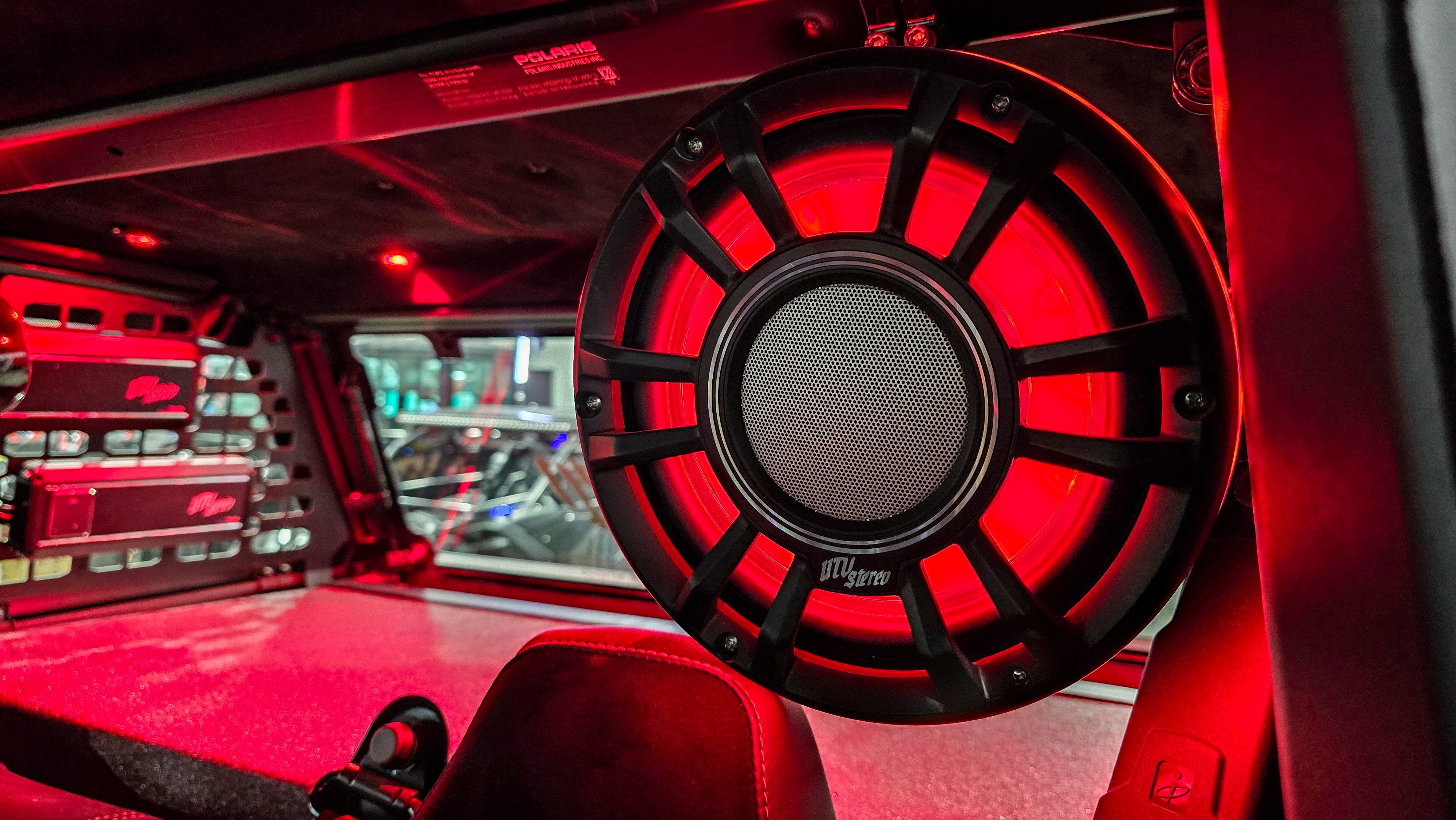 UTV Stereo - Elite Series 8" Compression Horn Speakers V2 (Pair) | UTVS-E84