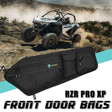 RZR PRO XP / PRO R / TURBO R Front Door Bags - Weather-Resistant Storage + Easy Access (2020-2024)