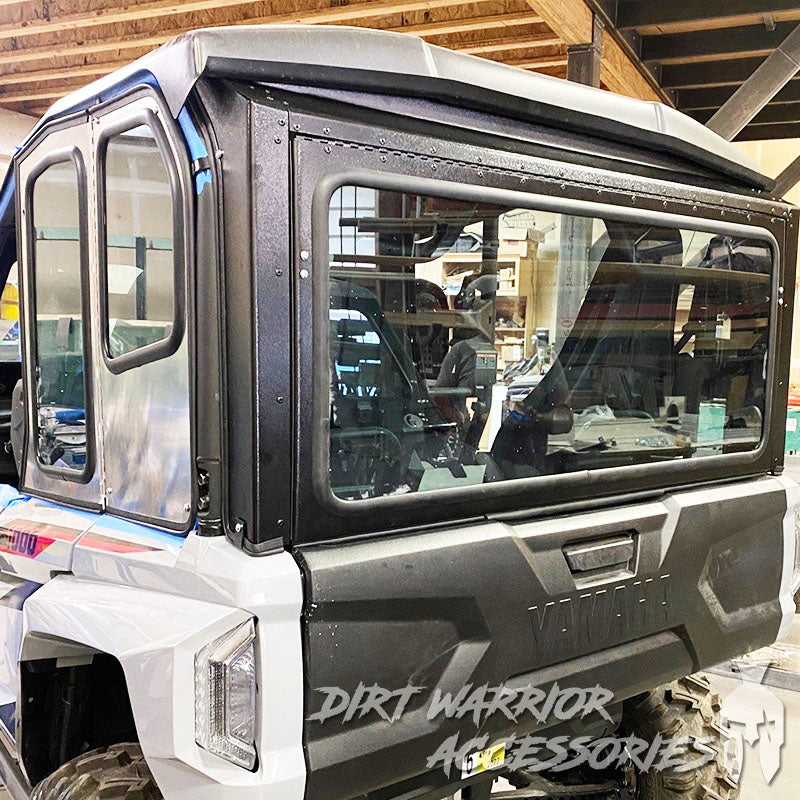 Photo of Dirt Warrior Accessories - Yamaha RMAX 1000 Rear Windshield 2021+ 4-Seat by Dirt Warrior Accessories - Premium WINDSHIELD for UTVs / Side by Sides