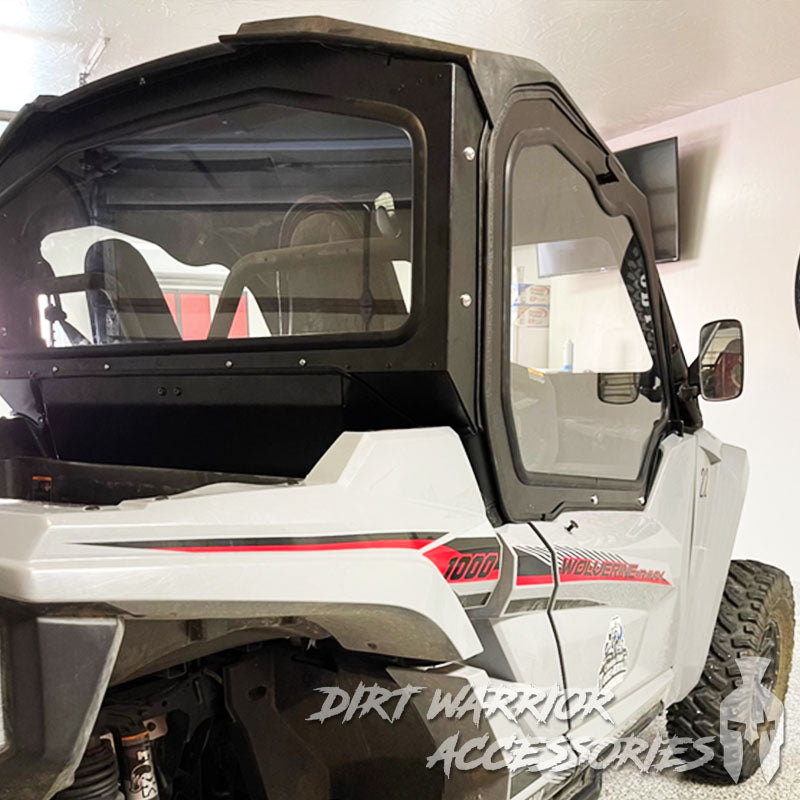 Dirt Warrior Accessories - Yamaha RMAX 2-Seat Cab Enclosure "THE VAULT" 2021-25 Upper Side Doors & Panels (Patent Pending)