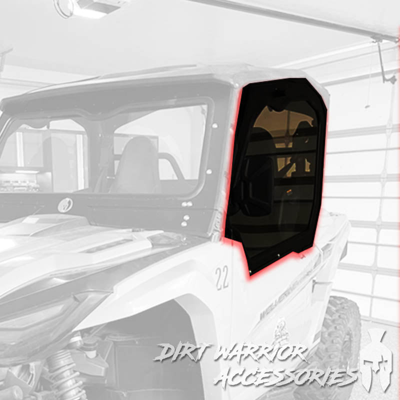 Photo of Dirt Warrior Accessories - Yamaha RMAX 2-Seat Cab Enclosure "THE VAULT" 2021-25 Upper Side Doors & Panels (Patent Pending) by Dirt Warrior Accessories - Premium VAULT for UTVs / Side by Sides