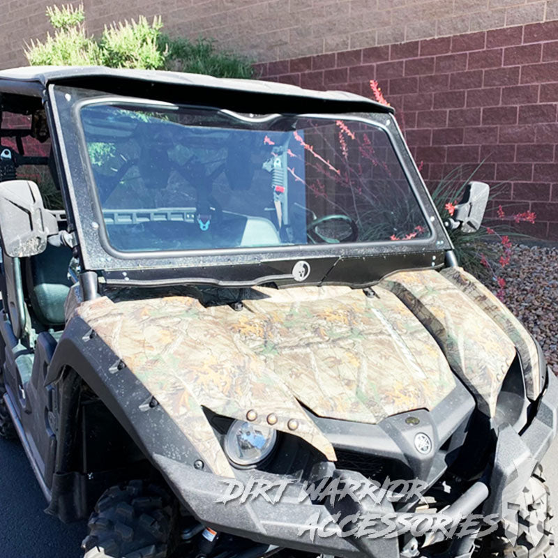 Photo of Dirt Warrior Accessories - Yamaha Viking Front Windshield 700, EPS and VI 2014+ by Dirt Warrior Accessories - Premium WINDSHIELD for UTVs / Side by Sides