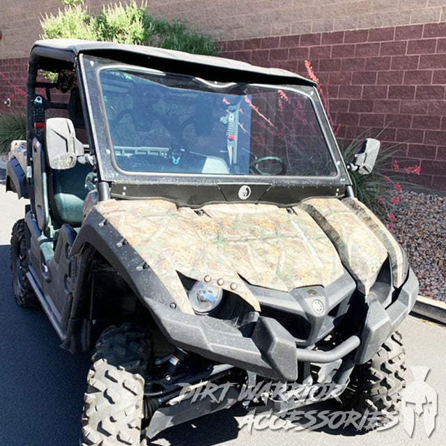 Photo of Dirt Warrior Accessories - Yamaha Viking Front Windshield 700, EPS and VI 2014+ by Dirt Warrior Accessories - Premium WINDSHIELD for UTVs / Side by Sides