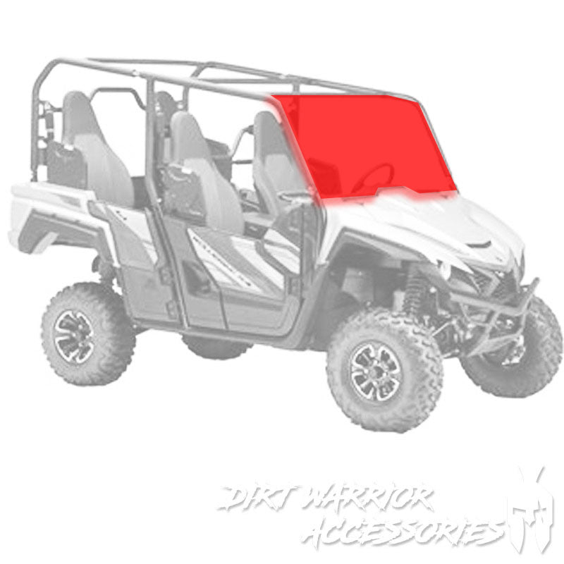Photo of Dirt Warrior Accessories - Yamaha Wolverine 850 Front Windshield 2018-20 by Dirt Warrior Accessories - Premium WINDSHIELD for UTVs / Side by Sides