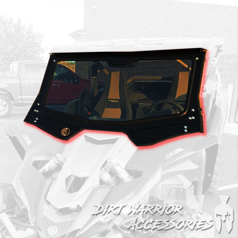 Photo of Dirt Warrior Accessories - Yamaha YXZ Front Glass Windshield 2019+ by Dirt Warrior Accessories - Premium WINDSHIELD for UTVs / Side by Sides