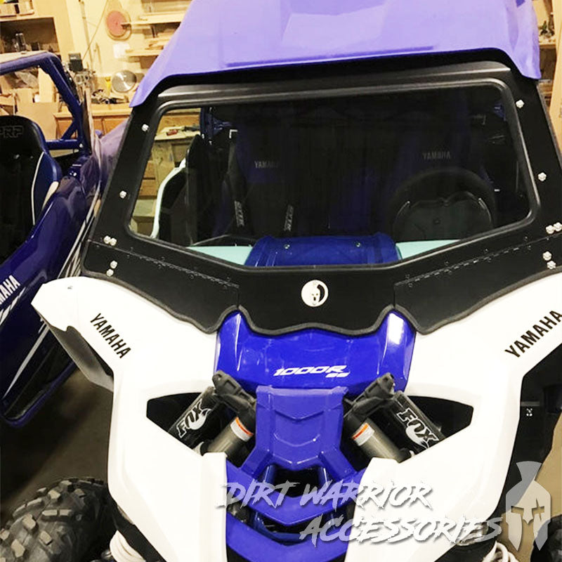 Photo of Dirt Warrior Accessories - Yamaha YXZ Front Windshield 2016-18 by Dirt Warrior Accessories - Premium WINDSHIELD for UTVs / Side by Sides