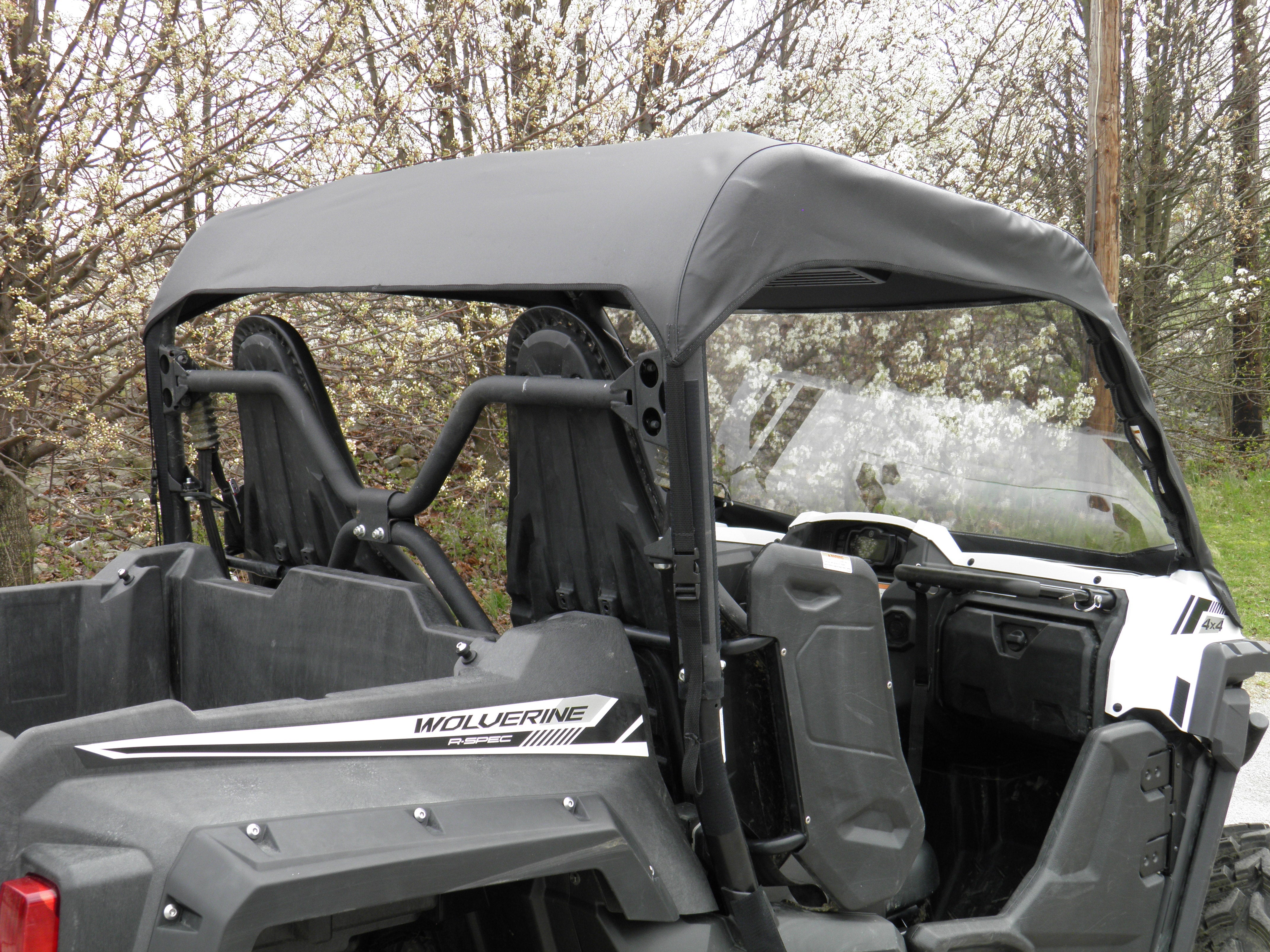 Photo of Yamaha Wolverine - Vinyl Windshield/Top/Rear Combo by 3 Star UTV - Premium Enclosures for UTVs / Side by Sides