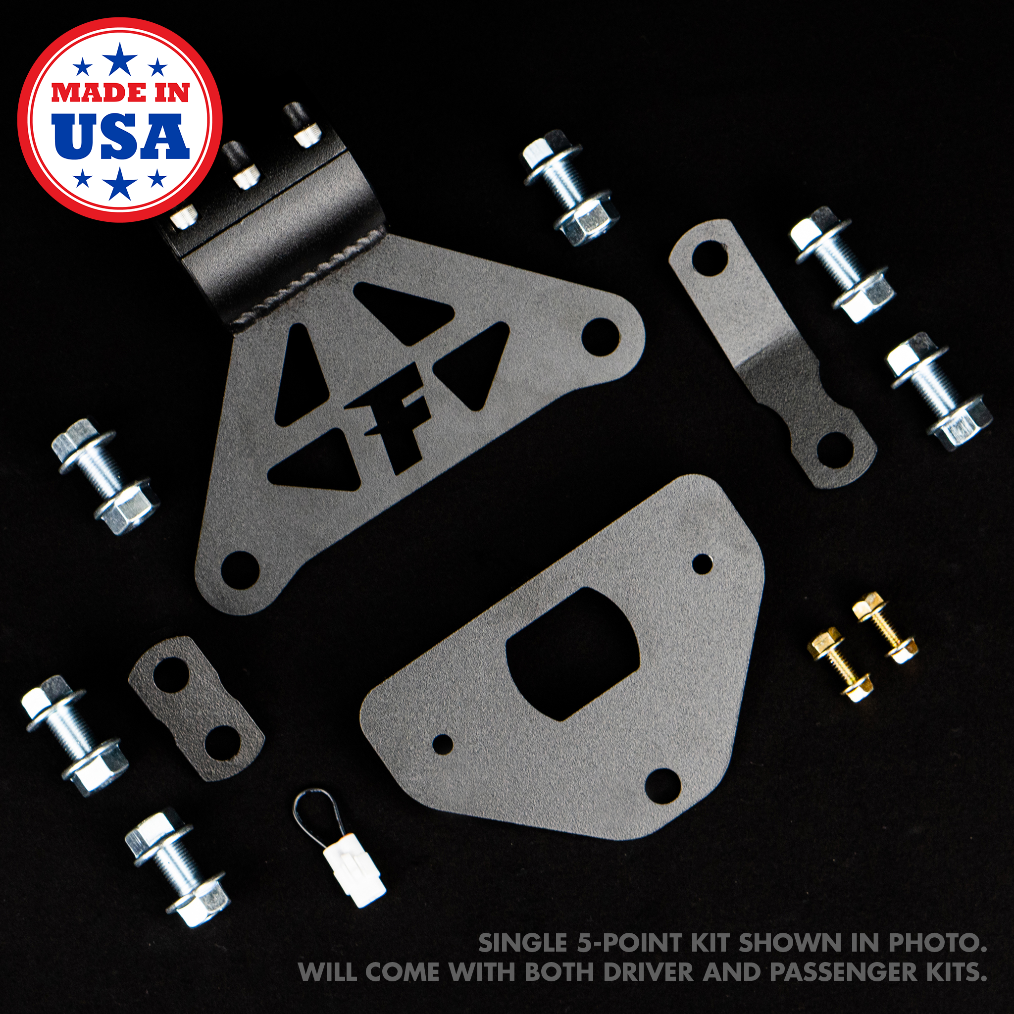 Photo of FastLab Yamaha YXZ1000R / Rmax 5-Point Harness Mounting Kit by FastLab UTV - Premium Harnesses for UTVs / Side by Sides