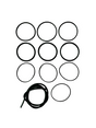 Packard replacement O-ring kit for Yamaha YXZ plenum