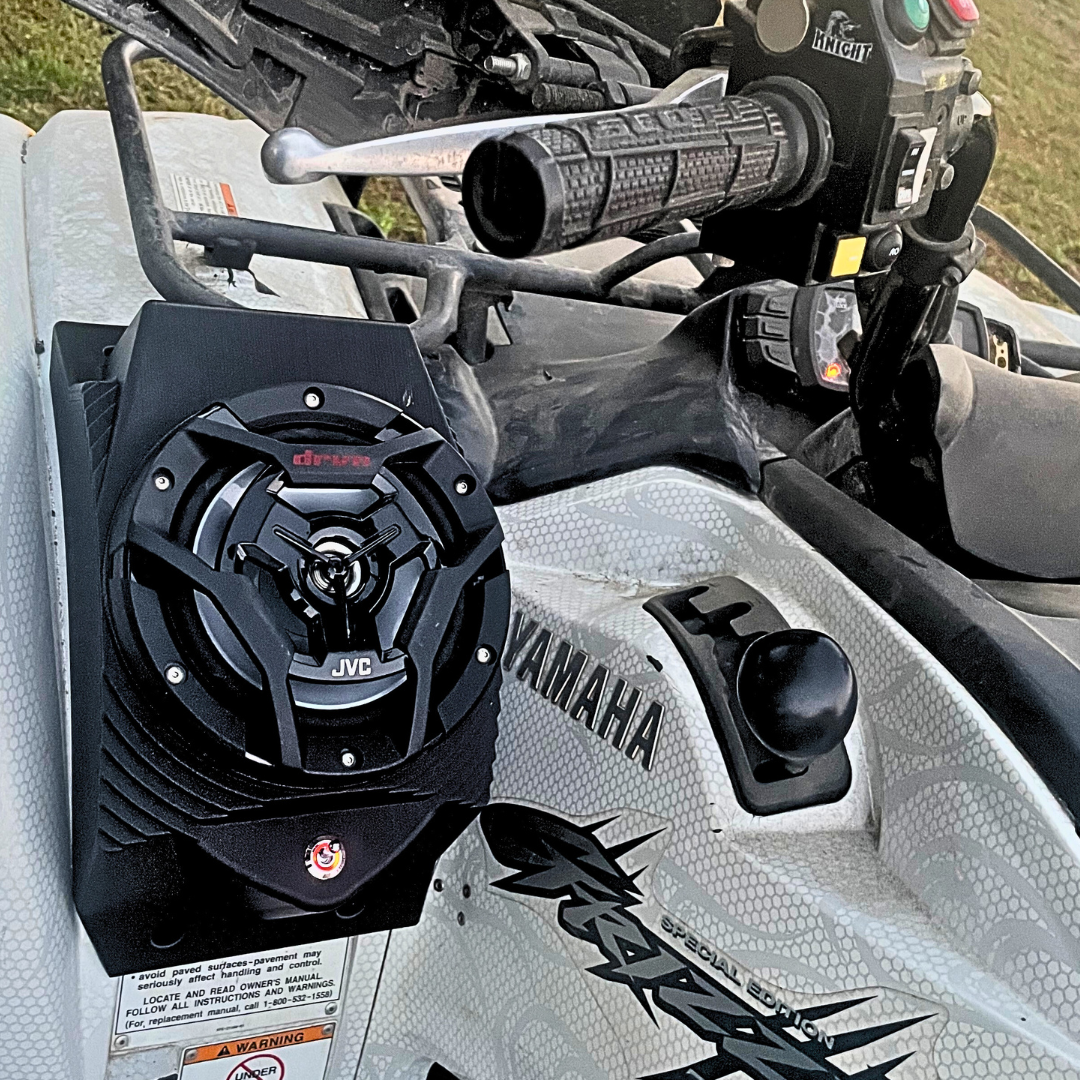 Photo of 2007 to 2015 Yamaha Grizzly Fender Speaker Housings Only by Knight ATV - Premium Power Sports for UTVs / Side by Sides