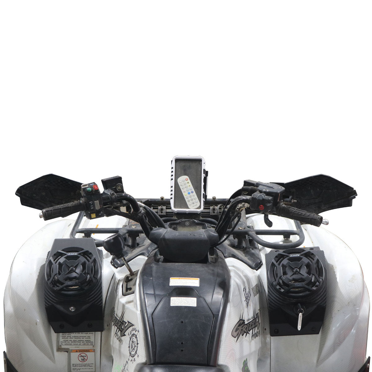 Photo of Yamaha Grizzly (07–15) Bluetooth LED ATV Surround Sound System by Knight ATV - Premium Power Sports for UTVs / Side by Sides